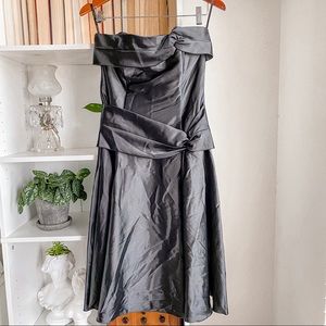 Jessica McClintock Strapless Vintage Dress 80's